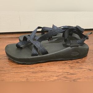 Chaco Men's Sandals Blue Geometric Straps Vibram Performance Hiking Sole M11